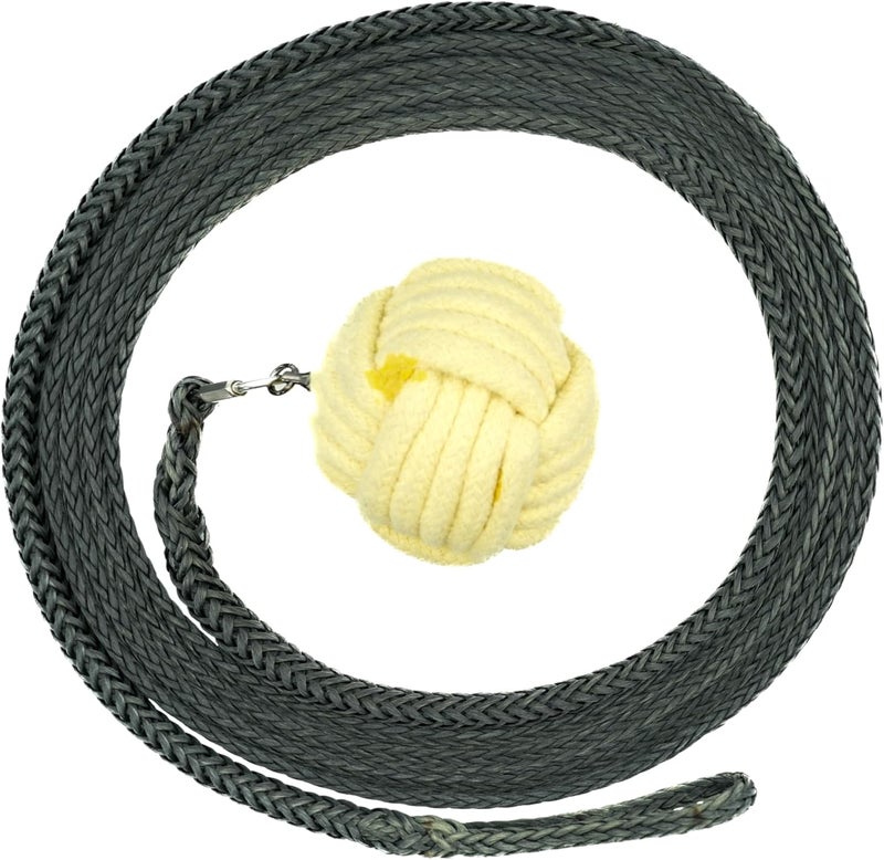 SPINTECH Fire Rope Dart - 4 Inch Monkey Fist Weave - 10 Foot Technora Roap Lead/Leash - Martial Arts, Meteor Hammer, Flow, Spinning, Circus, Dance Prop – for Festivals & Performances - Image 1